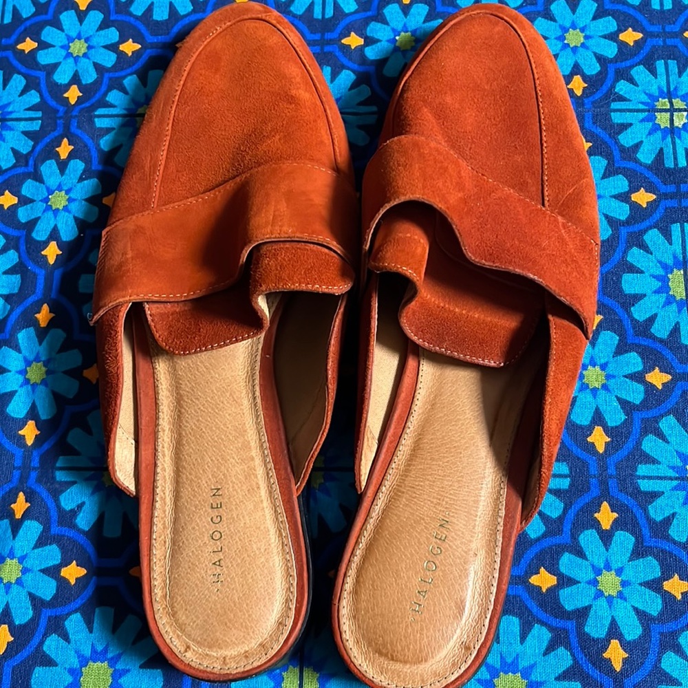 Suede Halogen Mules